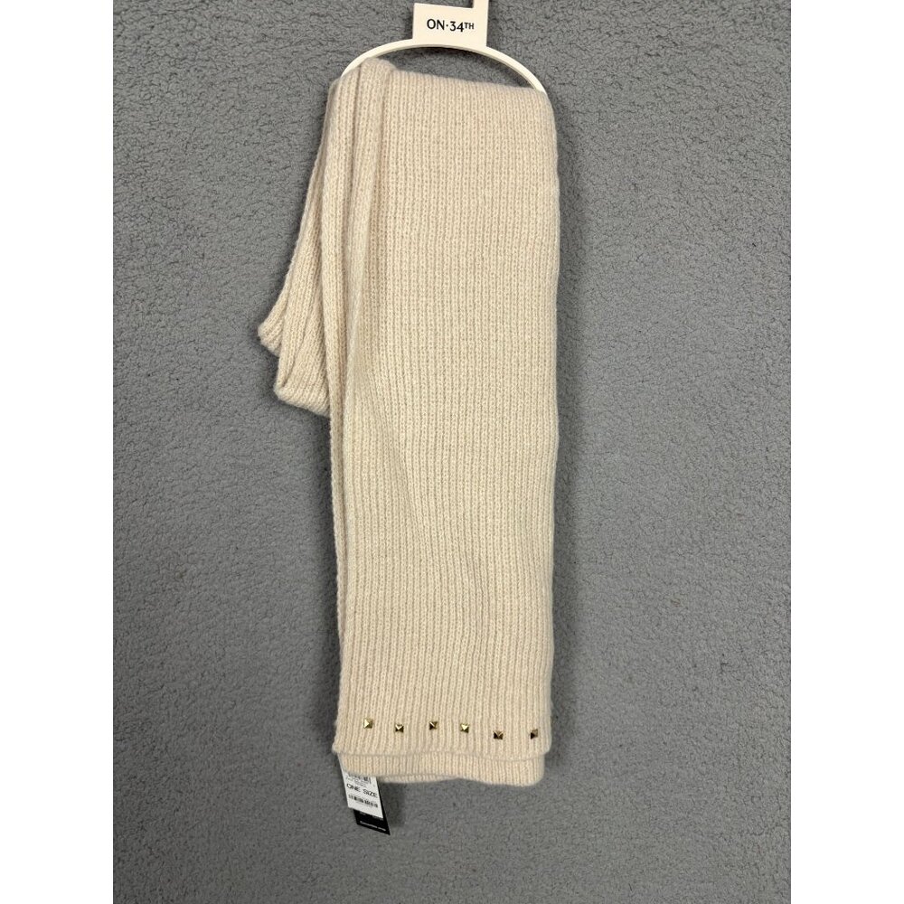 I.n.c. International Concepts Women's Studded Scarf Oatmeal One Size NWT's